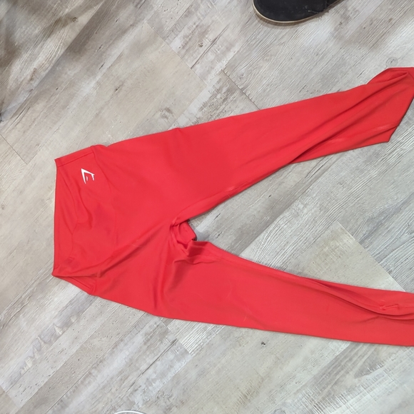 Gymshark Training 7/8 Leggings - Ruby Red - Picture 1 of 2